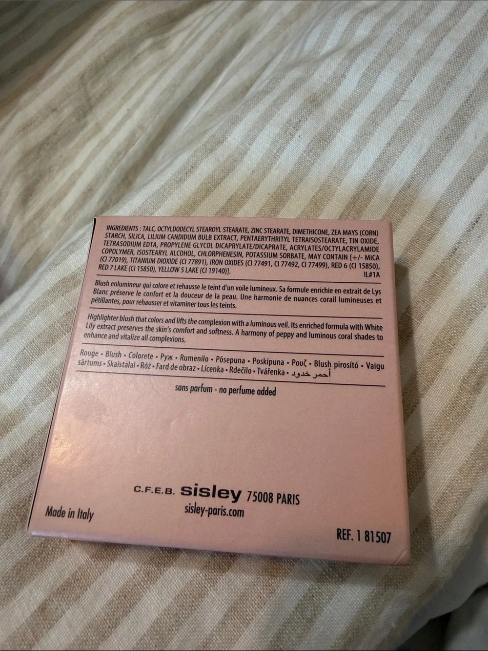Sisley Paris L'Orchidee Highlighter Blush - Coral 15g/0.52oz Brand new in box
